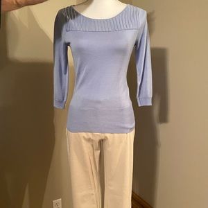 Knitted Sweater with Linear Detail